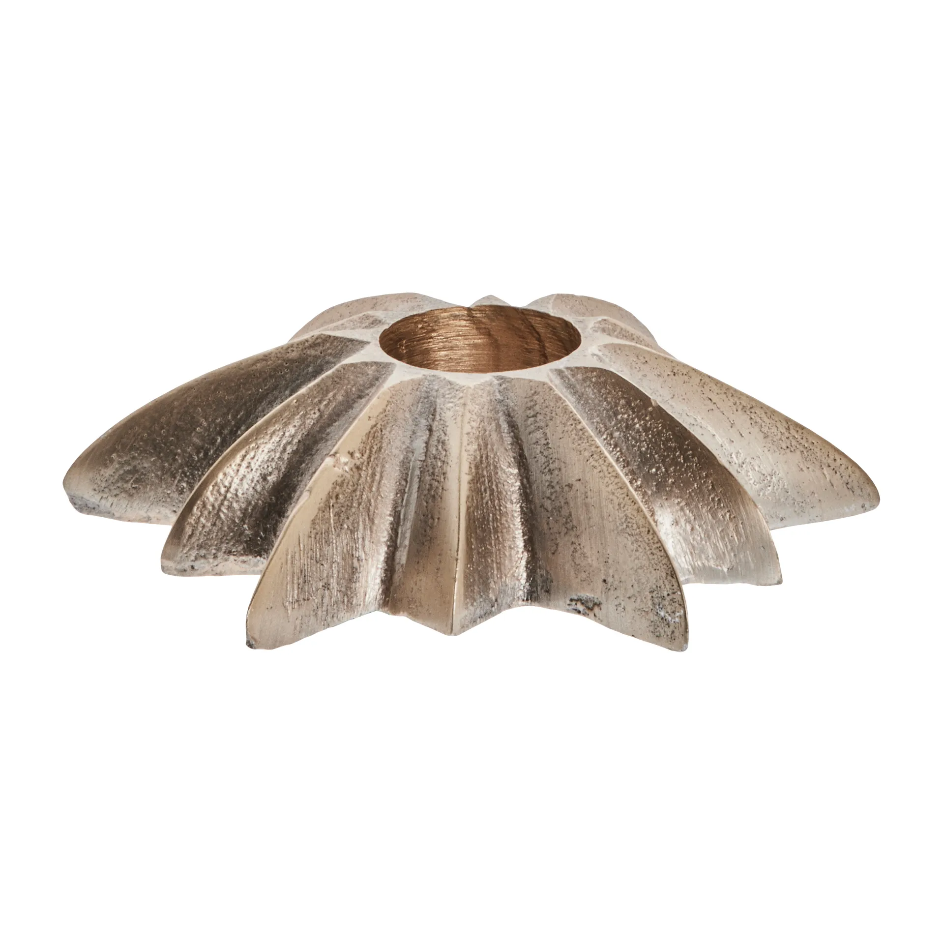 Caville lysestage stjerne 9,5 cm, Light gold Lene Bjerre