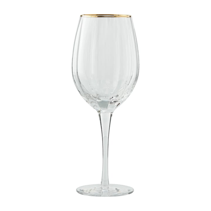 Claudine hvidvinsglas 45,5 cl - Clear/Light gold - Lene Bjerre