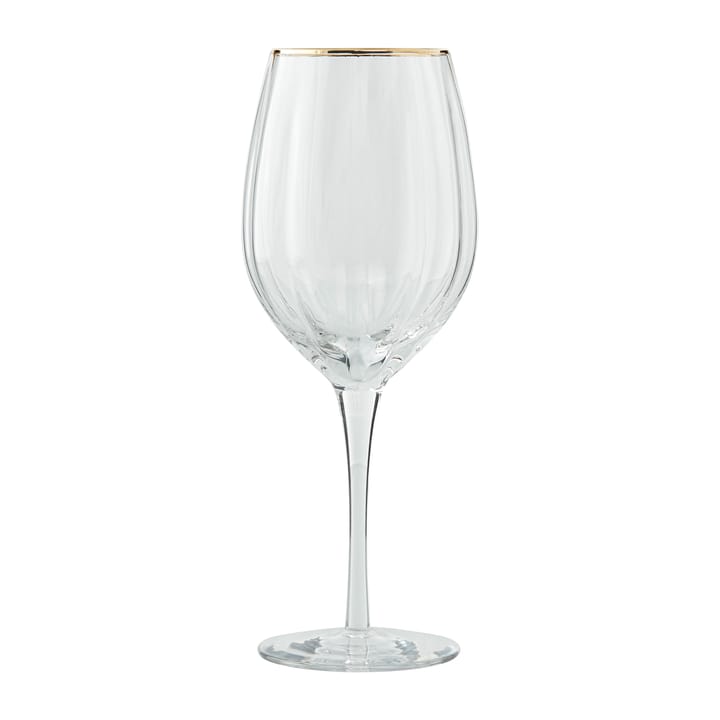 Claudine rødvinsglas 58 cl - Clear/Light gold - Lene Bjerre