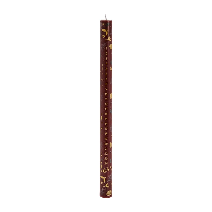 Cristienne kalenderlys 30 cm, Powder/Light gold Lene Bjerre