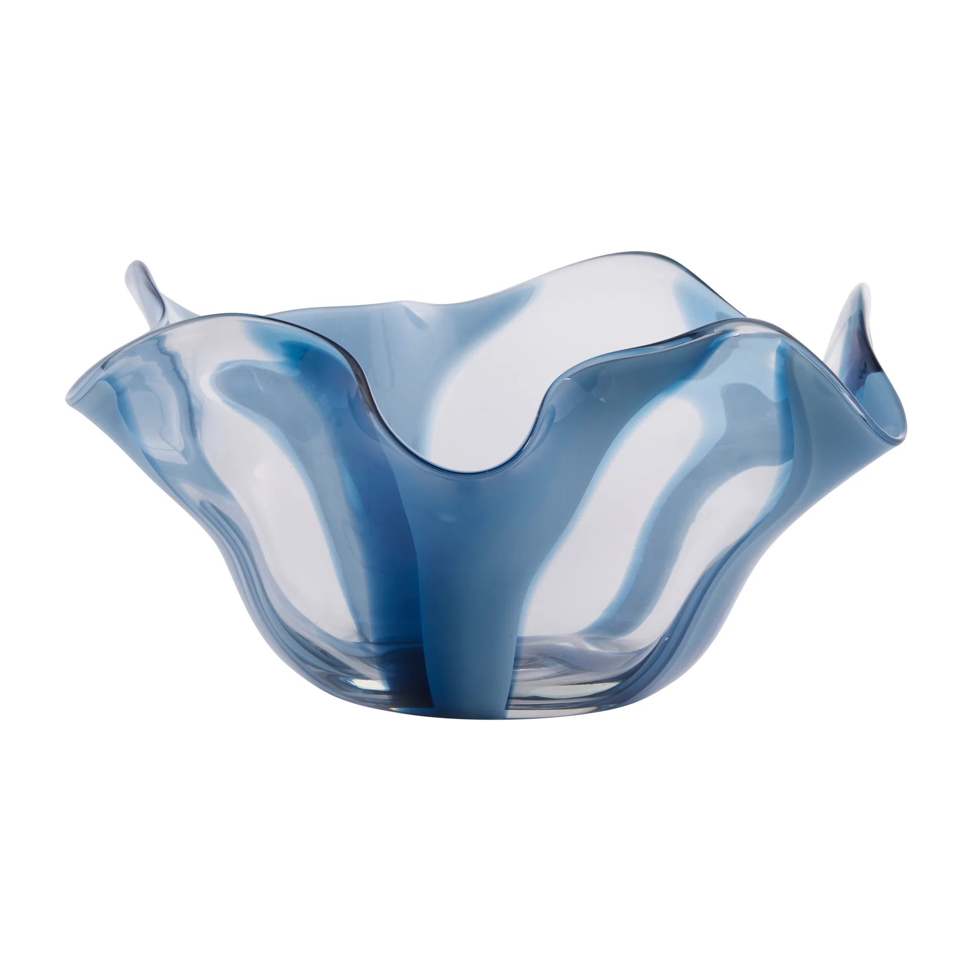 Domia dekorationsskål Ø30 cm, Blue/Clear Lene Bjerre