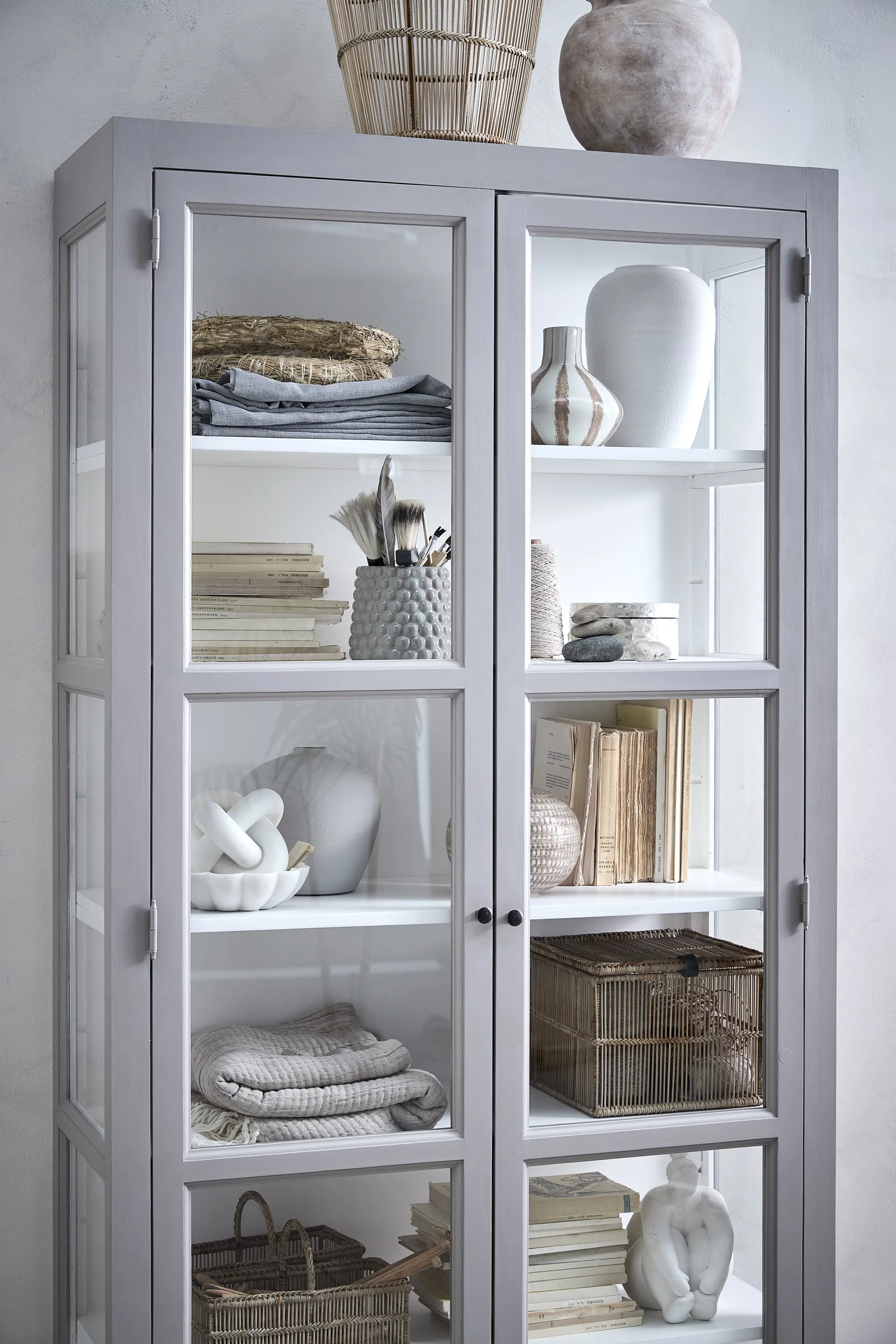 Dotsie krukke Ø18 cm, Grey Lene Bjerre