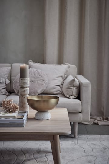 Ellia lysestage 30 cm - Linen - Lene Bjerre