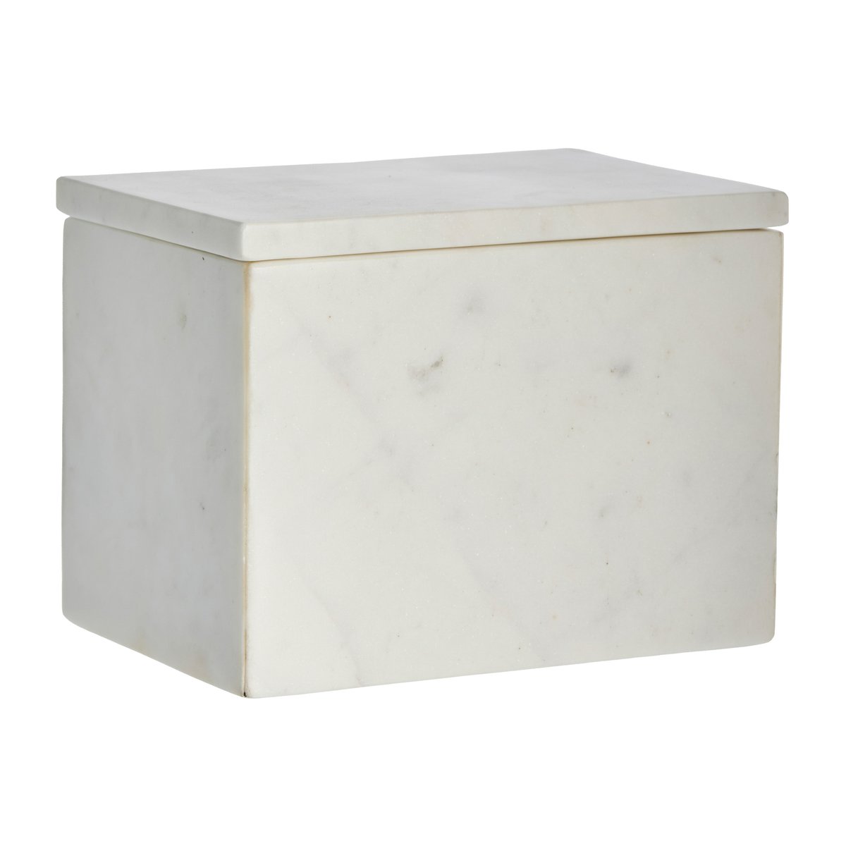 #1 - Lene Bjerre Ellia opbevaringskasse marmor 16,5x11,5 cm White