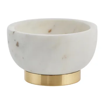 Ellia skål Ø10 cm - Hvid/Guld - Lene Bjerre