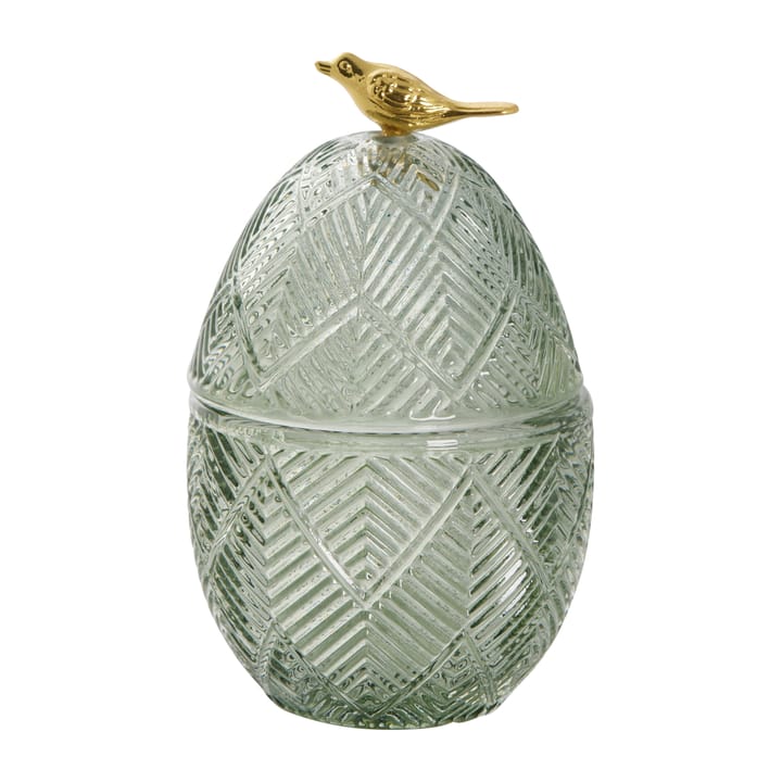 Esmia påskeæg 15 cm, Green/Light gold Lene Bjerre
