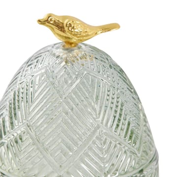 Esmia påskeæg 15 cm - Green/Light gold - Lene Bjerre