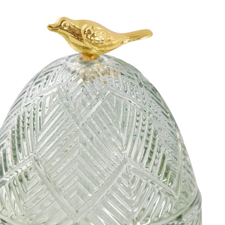 Esmia påskeæg 15 cm, Green/Light gold Lene Bjerre