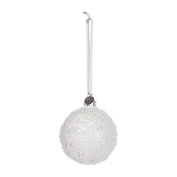 Faye julekugle Ø8 cm - White - Lene Bjerre