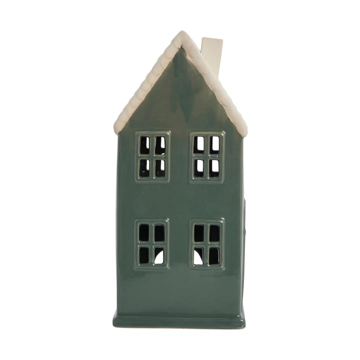 Hollia dekorationshus 29 cm, Dark green Lene Bjerre