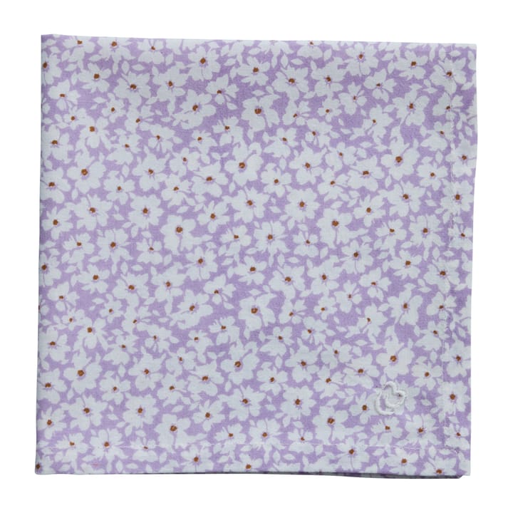 Liberte serviet 40x40 cm - Lilac/White - Lene Bjerre