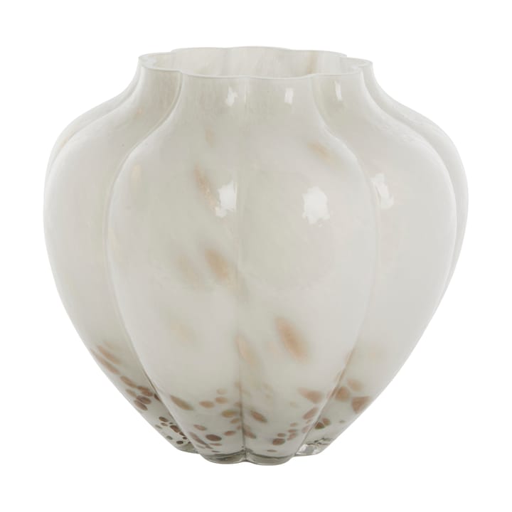 Mara vase 24,5x24,5 cm - Off White-Light gold - Lene Bjerre