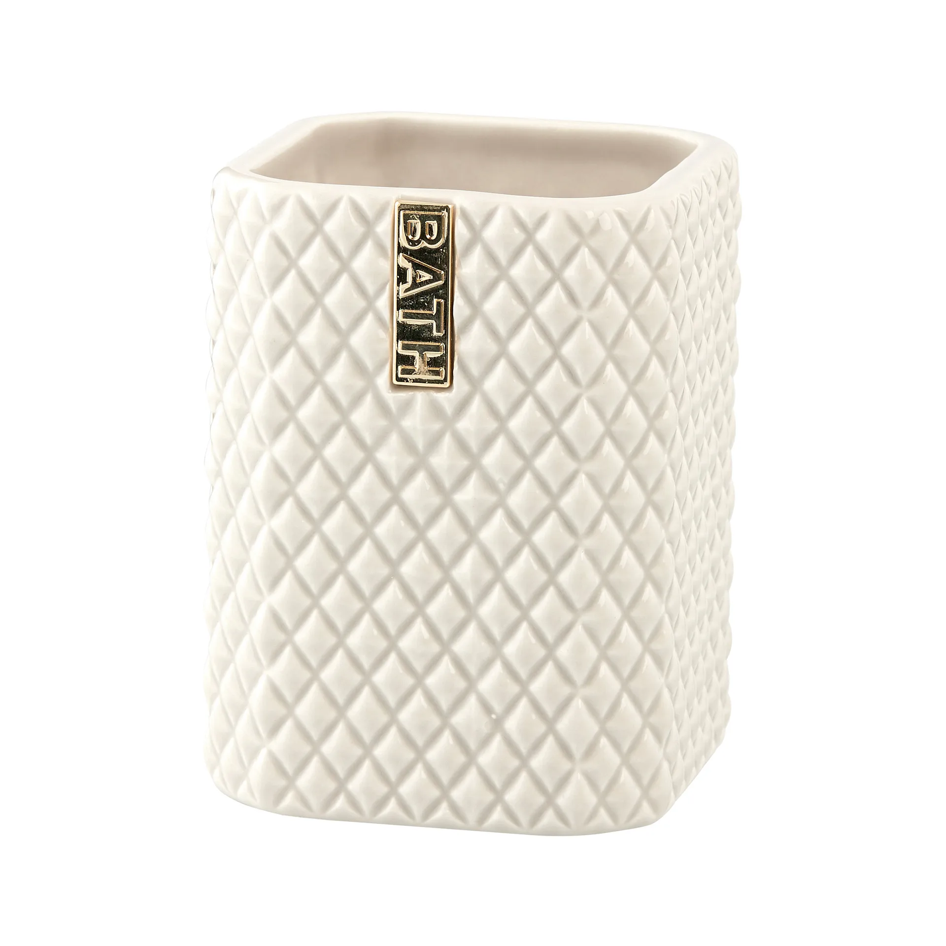 Marion tandkrus 10,5 cm, Camel/Light gold Lene Bjerre