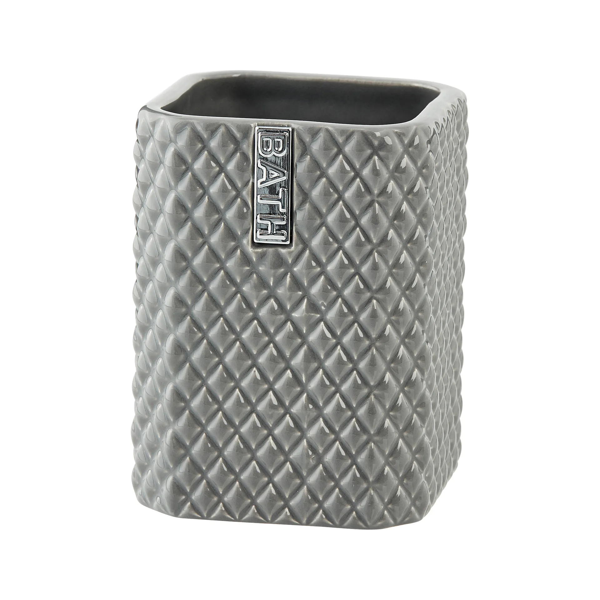 Marion tandkrus 10,5 cm, Monument grey/Silver Lene Bjerre