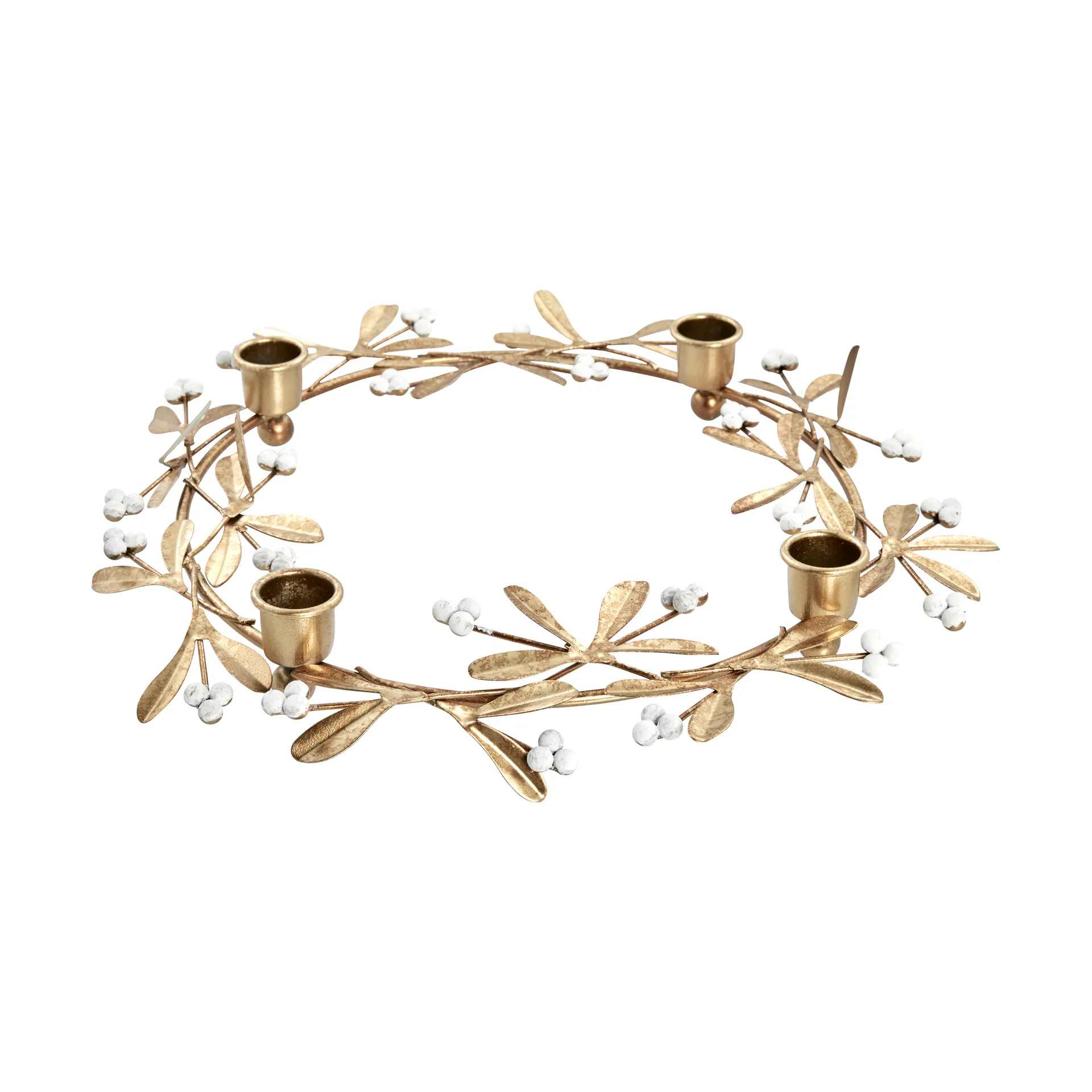 Missia adventslysestage Ø33 cm, Light gold Lene Bjerre