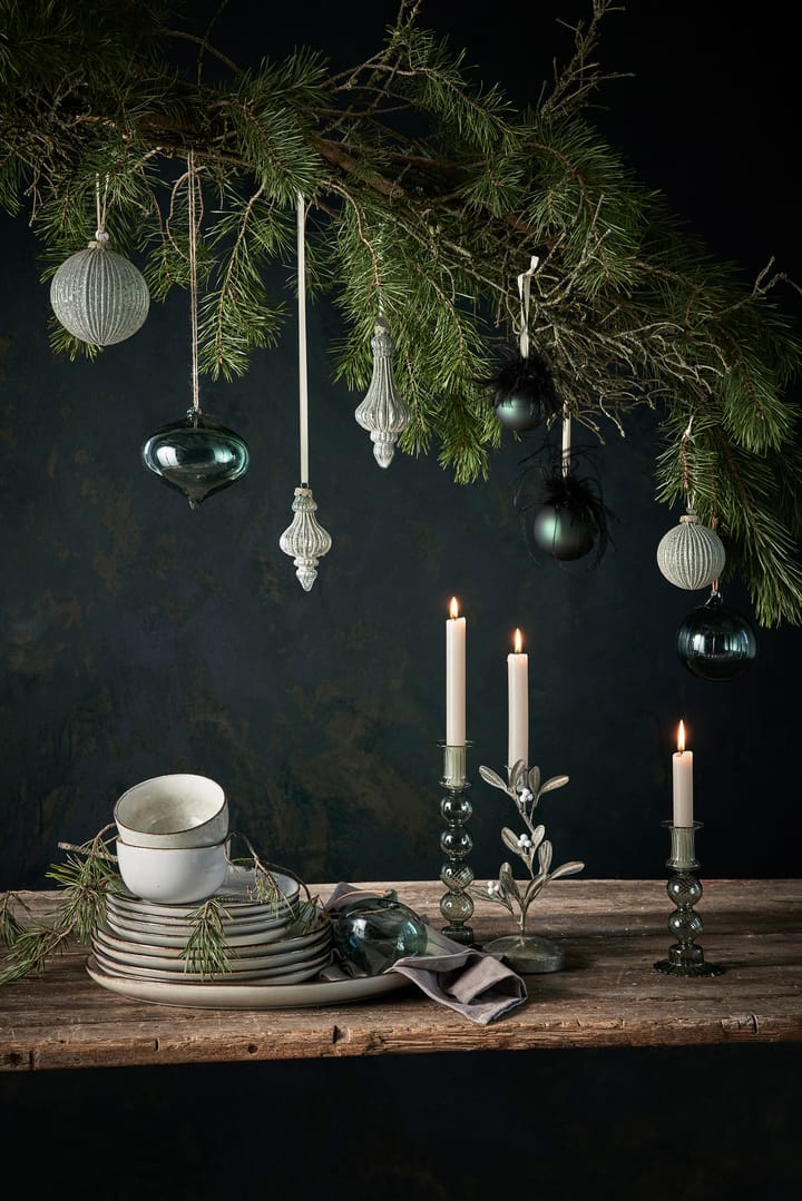 Missia lysestage 25 cm - Silver - Lene Bjerre