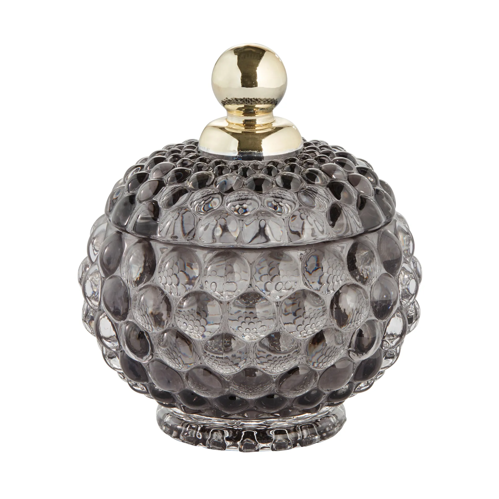 Miya opbevaringskrukke med låg Ø10 cm, Mørkegrå Lene Bjerre