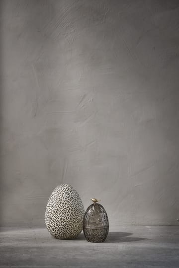 Murilia påskeæg clear/white - 20 cm - Lene Bjerre