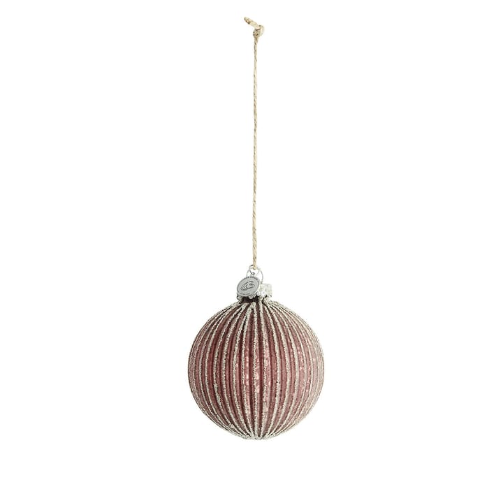 Norille julekugle Ø8 cm - Pomegranate/Light gold - Lene Bjerre