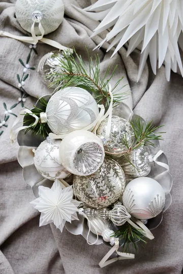 Palisa stjerne dekorationsophæng 10 cm - Off white - Lene Bjerre