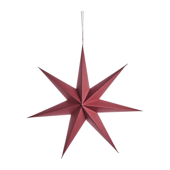 Pappia stjerne 40 cm - Pomegranate - Lene Bjerre