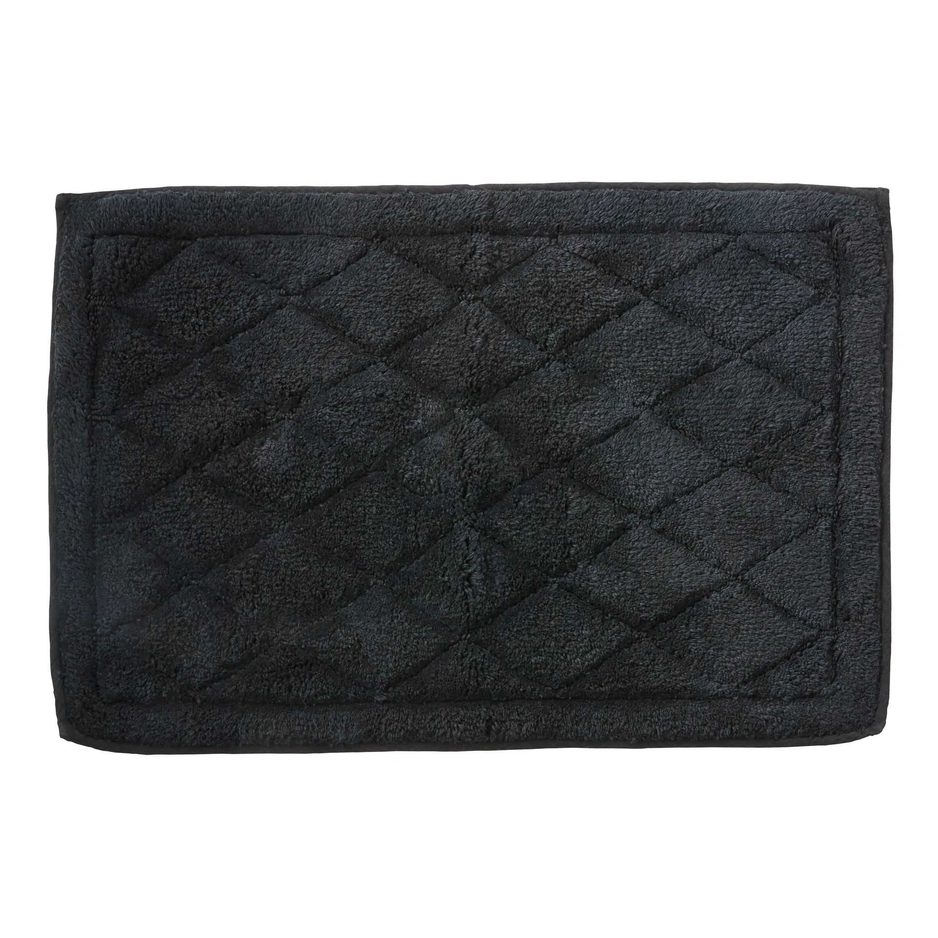 Portia bademåtte 60x90 cm, Sort Lene Bjerre