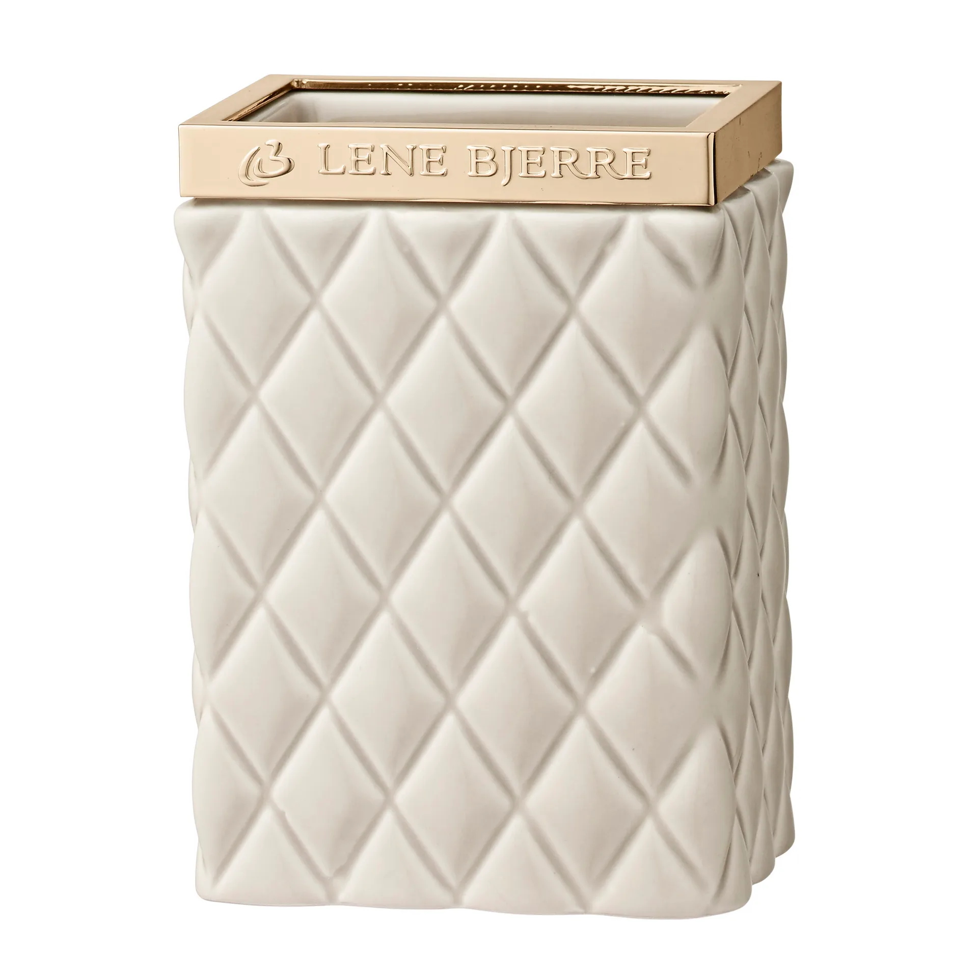 Portia tandbørstekrus, camel-guld Lene Bjerre