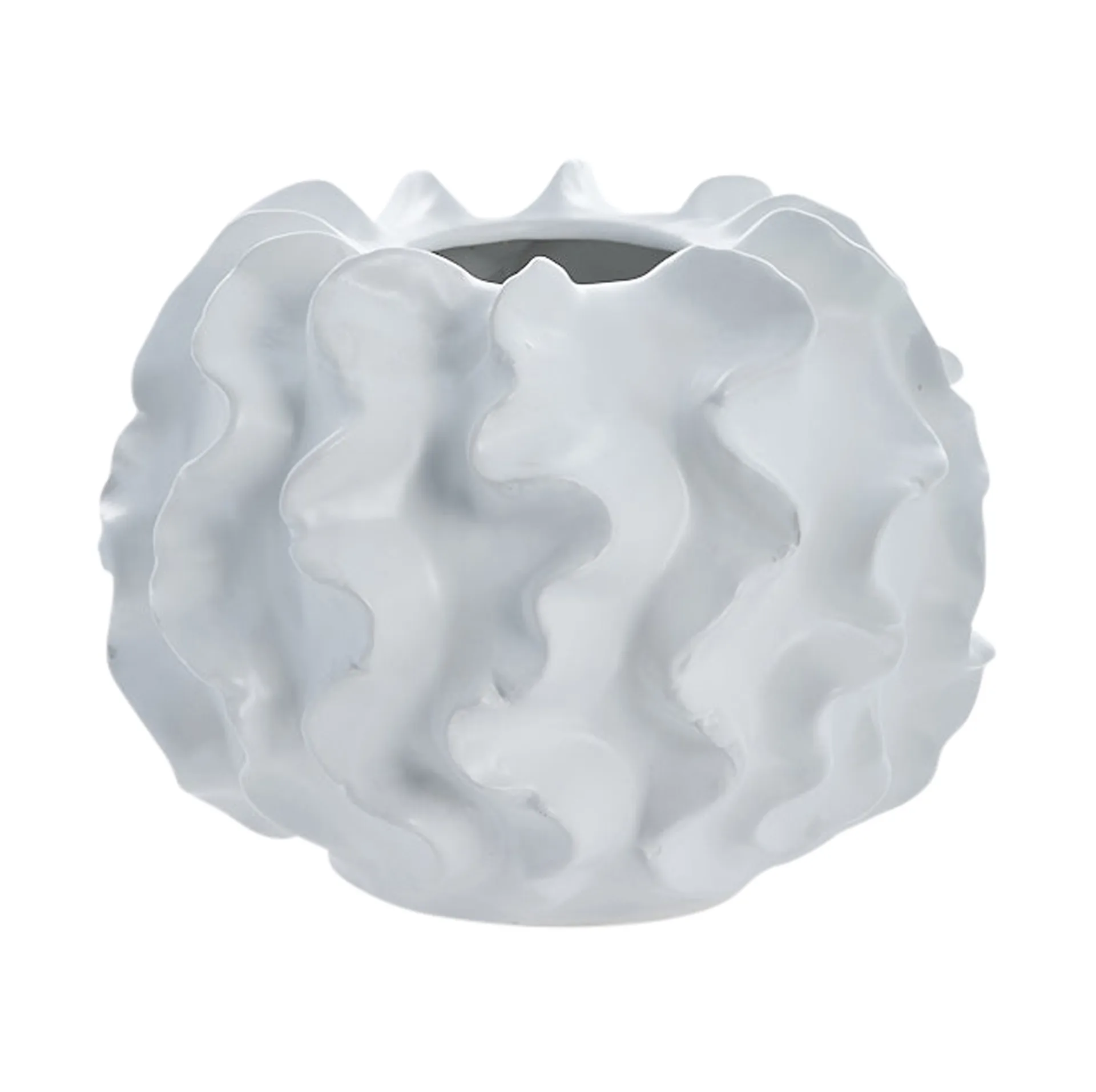Sannia vase 20,5 cm, White Lene Bjerre