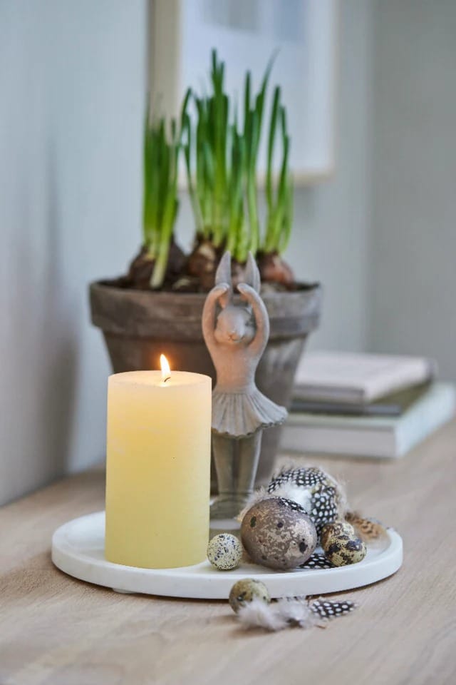 Semina figur poserende hare 21 cm, Grey Lene Bjerre