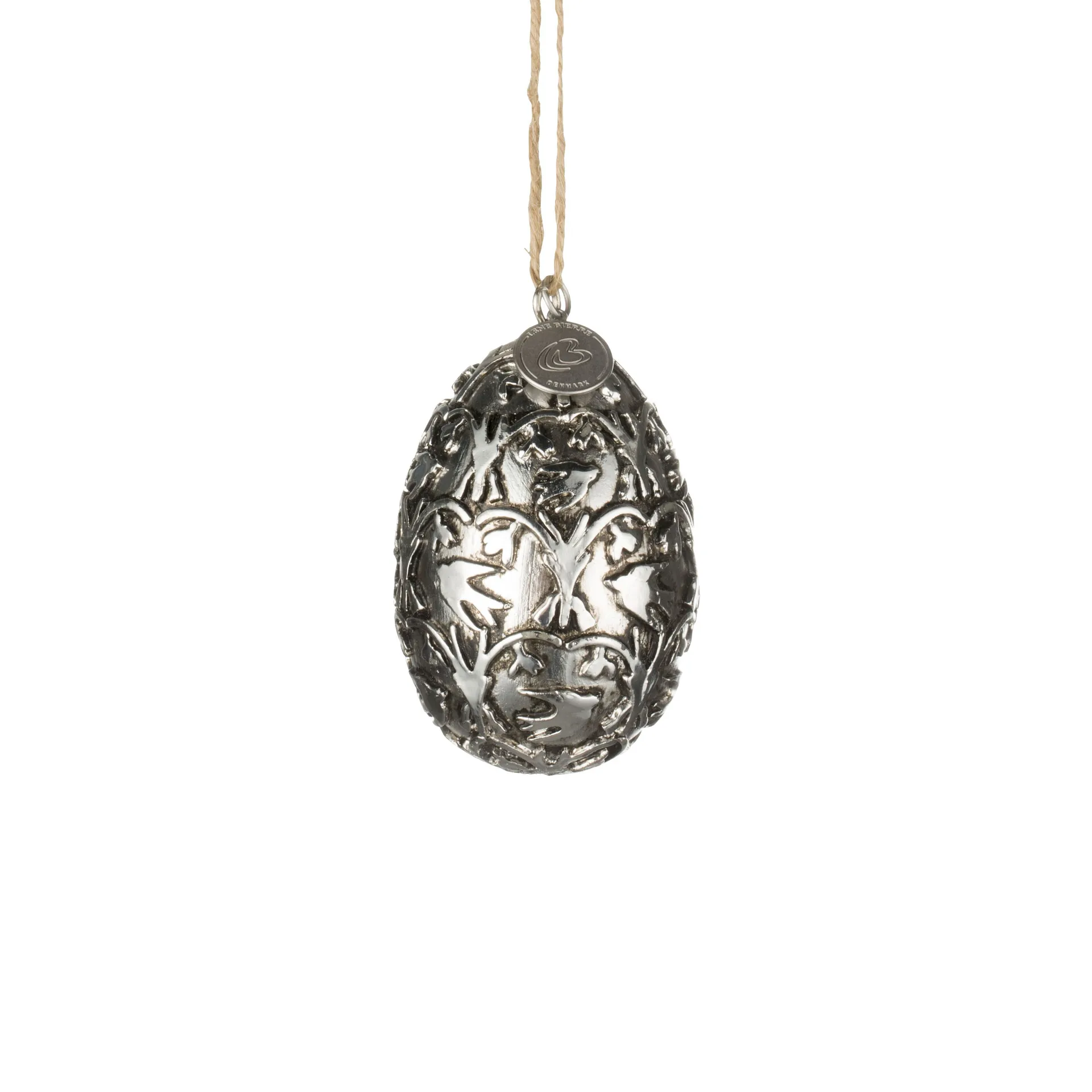 Semina påskeophæng 7 cm, Antique silver Lene Bjerre