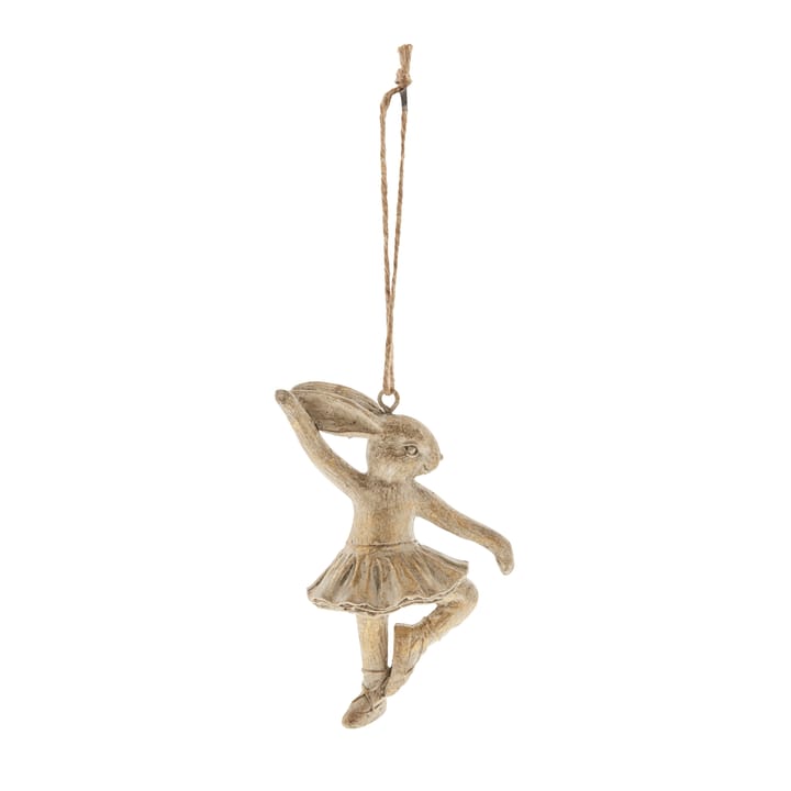 Semina påskeophæng dansende hare, Light gold Lene Bjerre