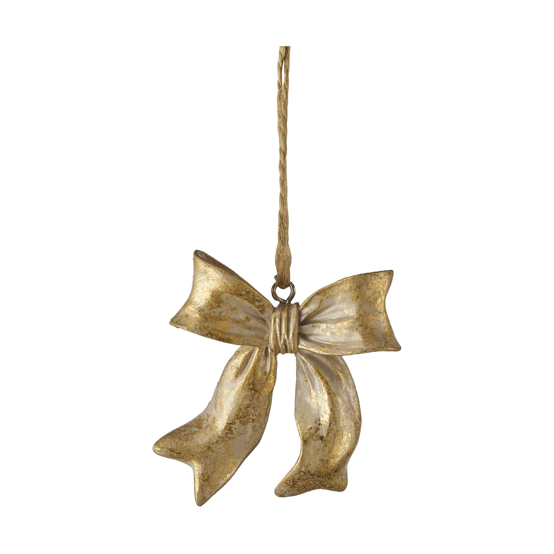 Serafina bow vedhæng, Guldfarvet, 6x2,5x6,7 cm Lene Bjerre