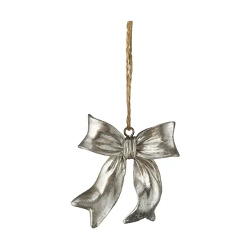 Serafina bow vedhæng - Sølvfarvet, 6x2,5x6,7 cm - Lene Bjerre