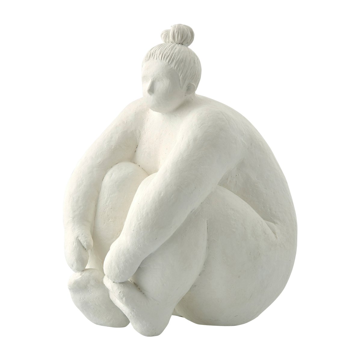 Lene Bjerre Serafina dekoration "kvinde siddende" 24 cm White