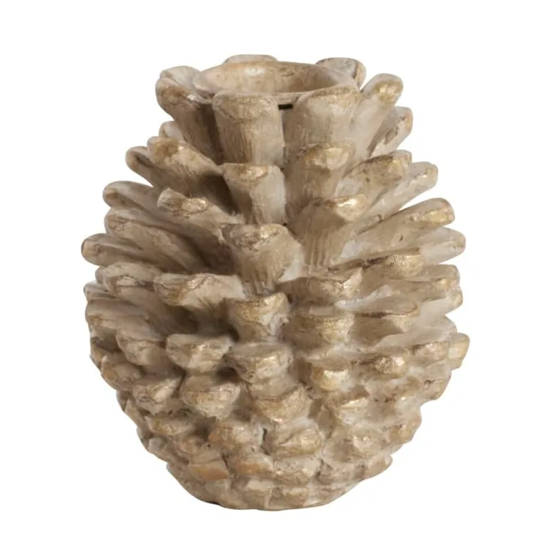 Lene Bjerre Serafina lysestage 8 cm Antikguld lys