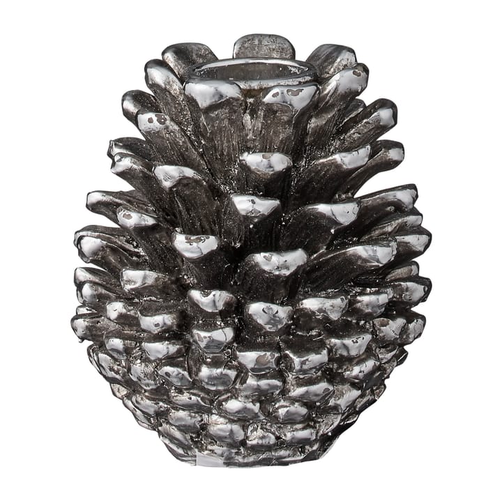 Serafina lysestage 8 cm - Antique Silver - Lene Bjerre
