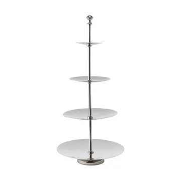 Sigrine etagere - Sølvfarvet, 25x25xH53 cm - Lene Bjerre