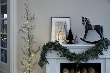Snovia snekugle juletræ 15 cm - Hvid/Klar - Lene Bjerre