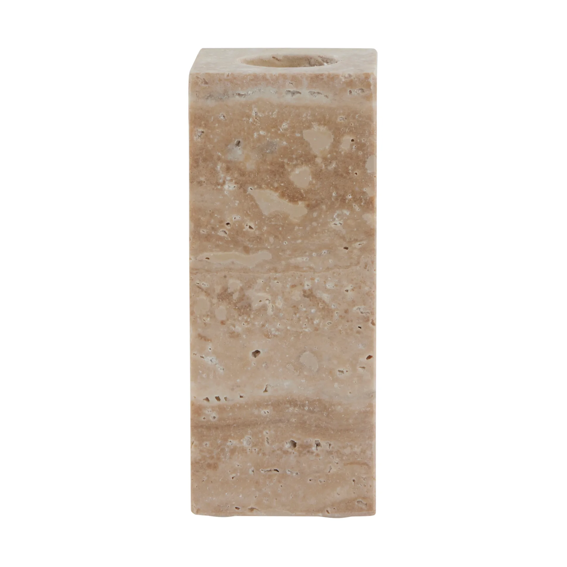 Travina lysestage 10 cm, Linen Lene Bjerre