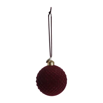 Velvitie julekugle Ø8 cm - Pomegranate - Lene Bjerre