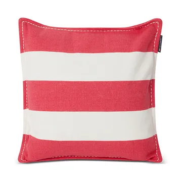 Block Stripe Printed pudebetræk 50x50 cm - Lyserød/Hvid - Lexington