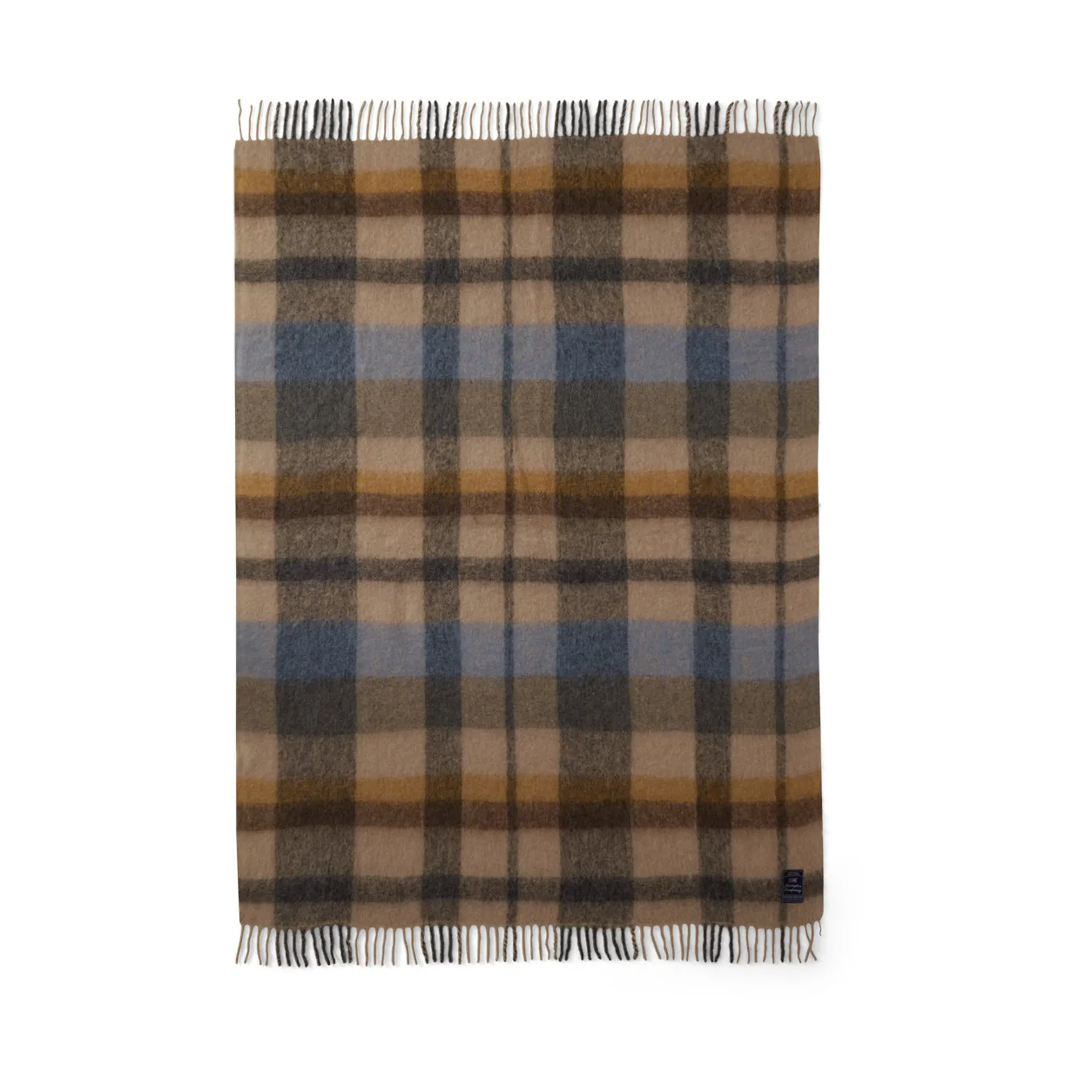 Checked Mohair Mix plaid 130x170 cm, Multi Lexington