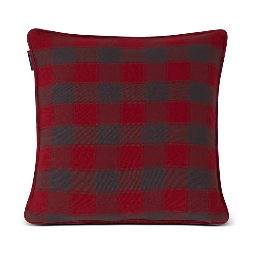 Checked Organic Cotton Flannel pudebetræk 50x50 cm, Winter Wonder land Lexington