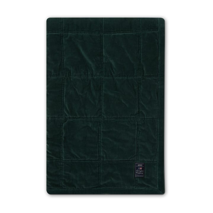 Cotton Velvet quilted sengetæppe 160x240 cm, Green Lexington