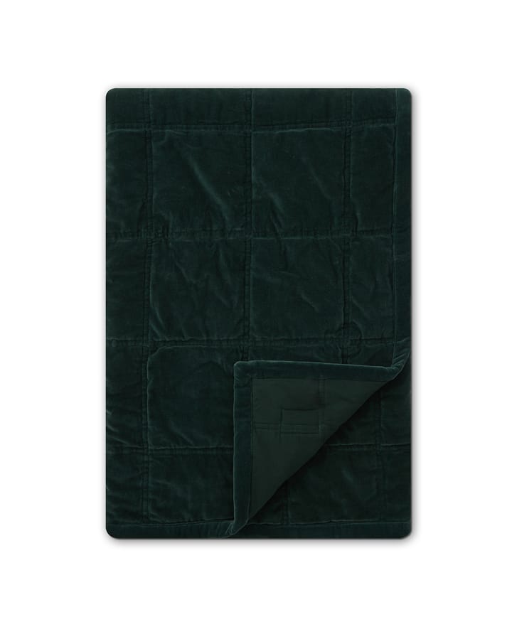 Cotton Velvet quilted sengetæppe 160x240 cm, Green Lexington