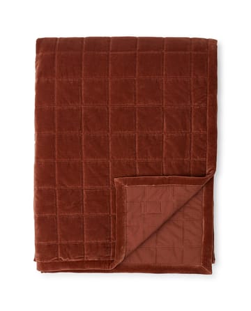 Cotton Velvet quilted sengetæppe 240x260 cm - Rustic Brown - Lexington