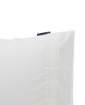Deco Pleats Cotton Poplin pudebetræk 50x60 cm - White - Lexington