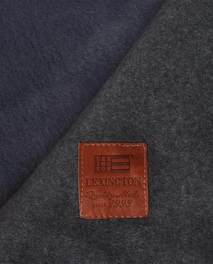 Faux Fur Recycled Polyester tæppe 140x200 cm - Dark gray - Lexington