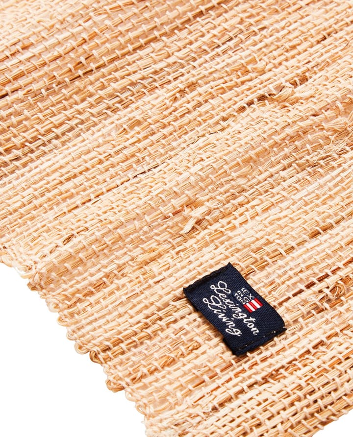 Handwoven Hemp/Ramie dækkeserviet 50x36 cm, Natural Lexington
