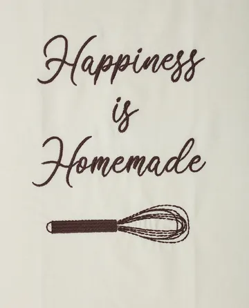 Hapiness Organic Cotton viskestykke 50x70 cm - White/Green - Lexington